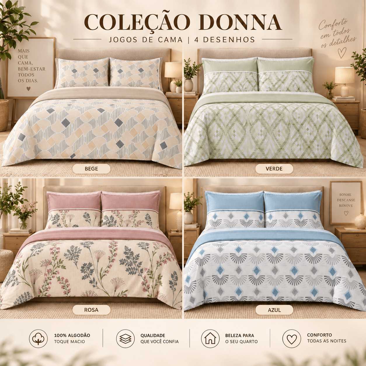 Jogo de Cama de Verão
