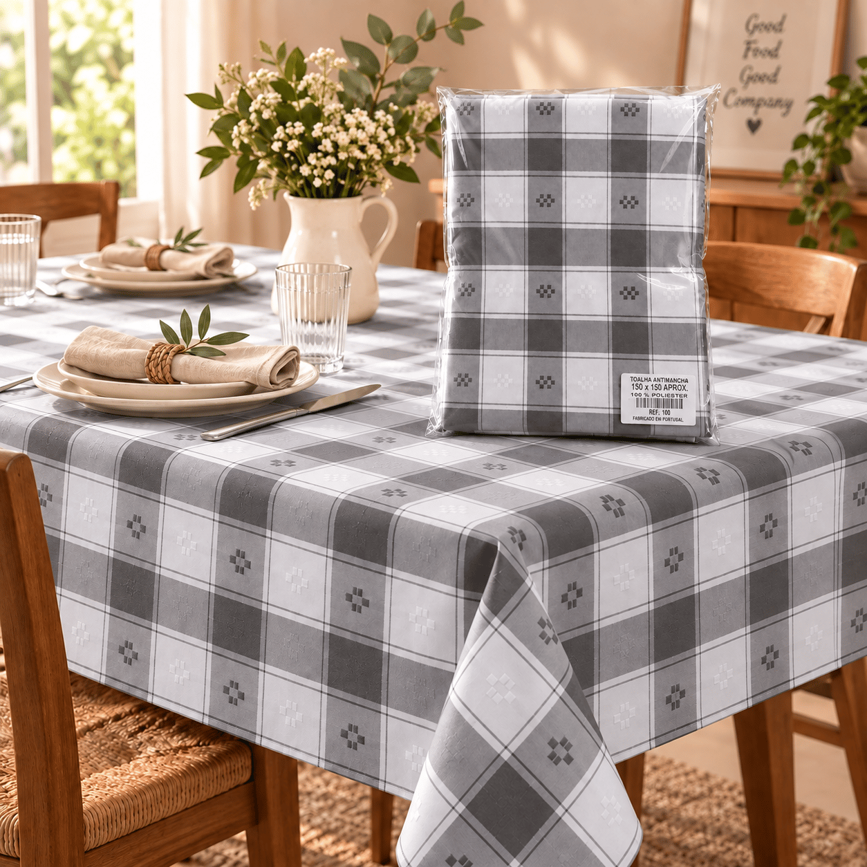Toalhas de Mesa Antimancha Ref. Xadrez