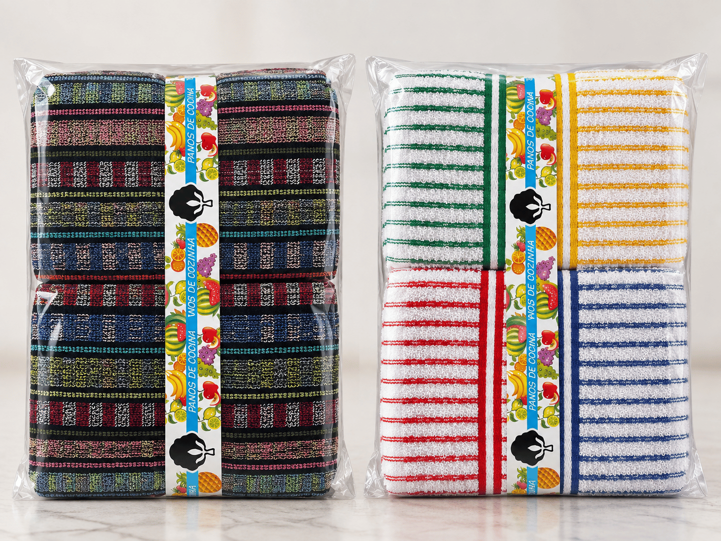 Panos de Cozinha Felpo – Pack de 12