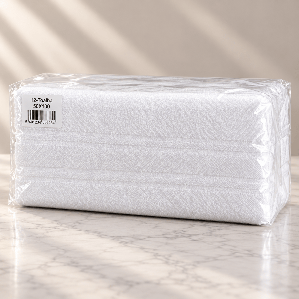 Pack de 12 Toalhas 50 × 100 cm