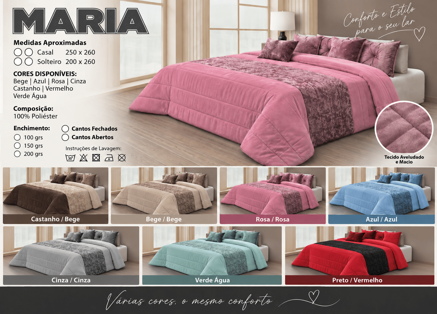 Edredão Maria – 200 g